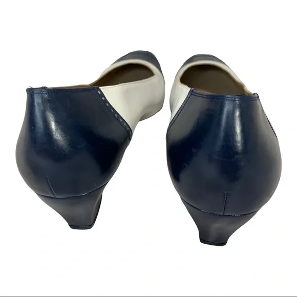 Salvatore Ferragamo Black and White Heels - Picture 4 of 11